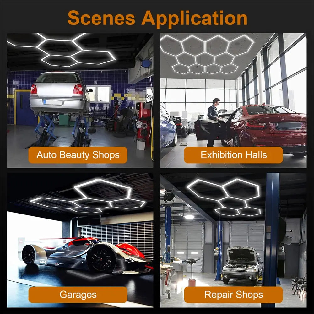 Scenes — garages, shops, gyms, repair shops